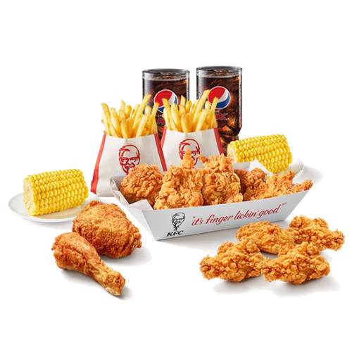 Compleet Bucket Menu voor 2 Klik & Breng U klikt, wij brengen